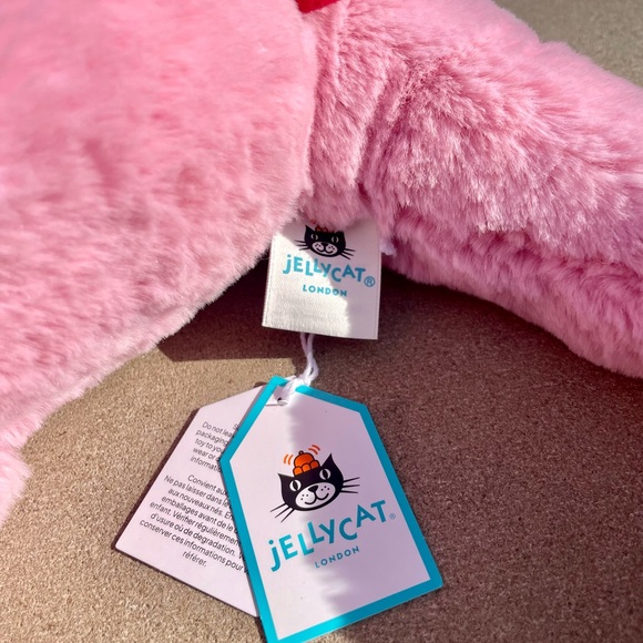 Large Heart Dragon Jellycat Limited Edition NWT - Picture 3 of 5